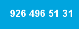 926 496 51 31 926 496 51 31